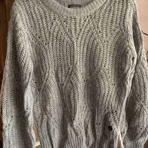 NWT Abercrombie & Fitch Gray Sweater XS & Small Available